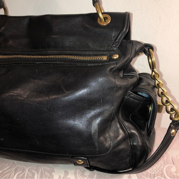 Coach, Sydney satchel with shoulder in black - Picture 5 of 16